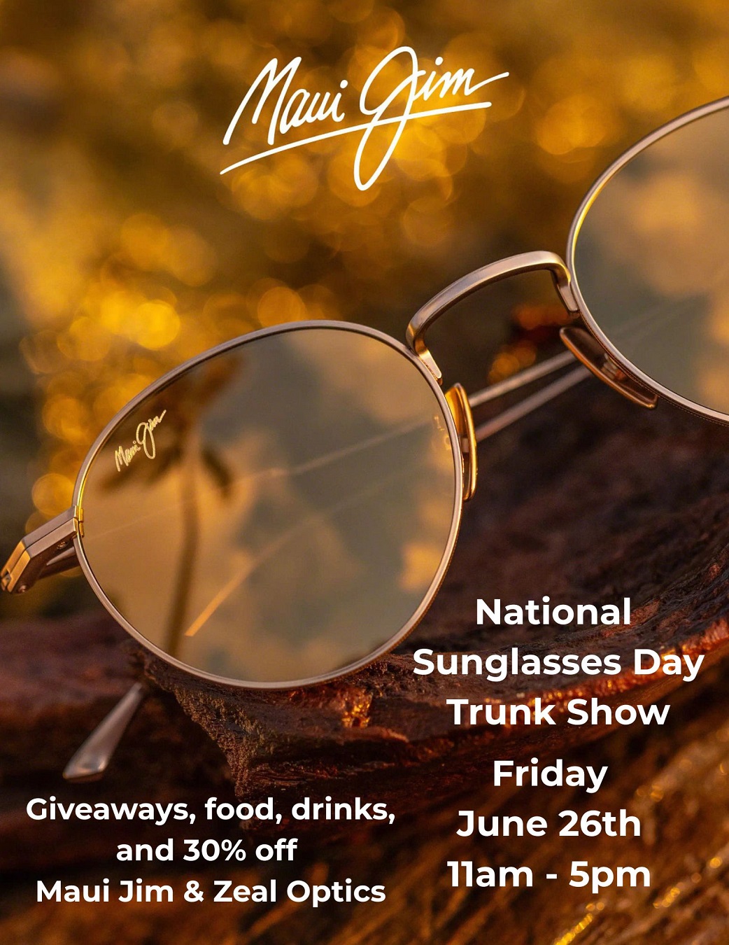 National Sunglasses Day Trunk Show